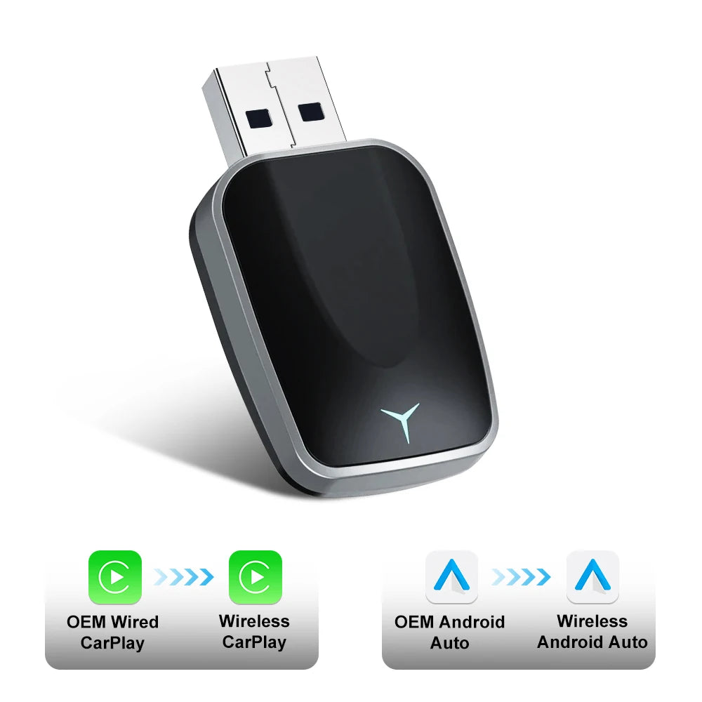 NEW Wireless CarPlay Android Auto Connect Universal Adapter