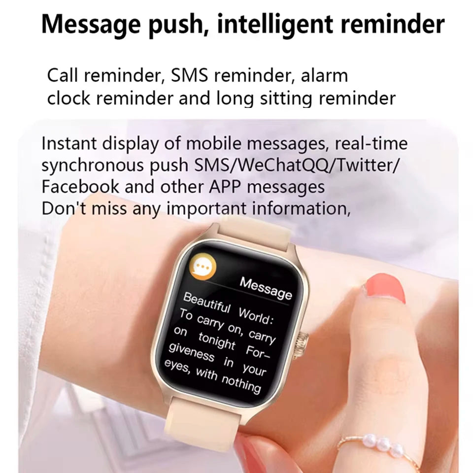 2026 Smartwatch Dial to Answer Calls Calorie Tracking Heart Rate Blood Oxygen Monitoring Bluetooth Smart Watch