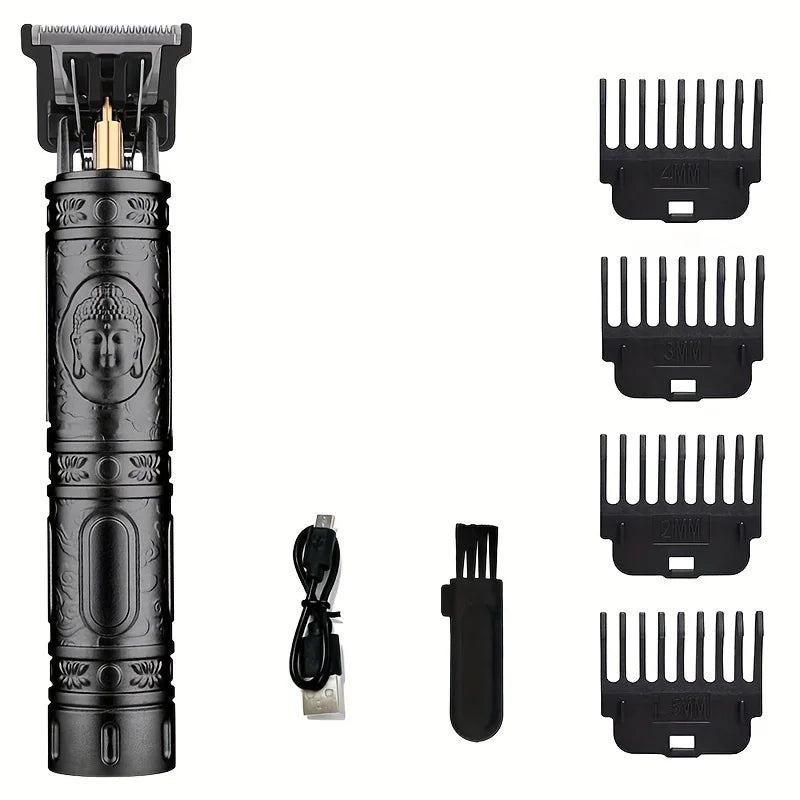 Professional Wireless Hair Clipper for Men Trimmer Set Beard Grooming Kit