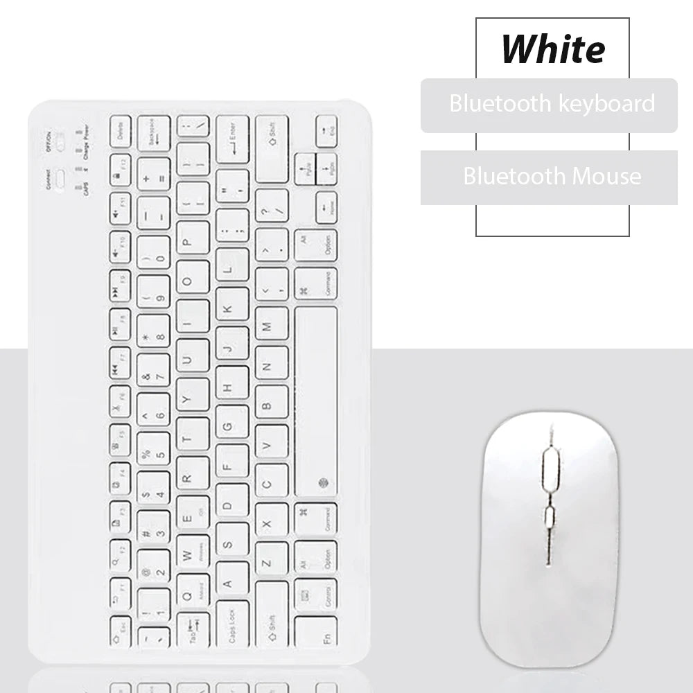 Multicolor Wireless Keyboard Universal Mobile Phone Tablet & Mouse Mini Bluetooth Keyboard Ipad