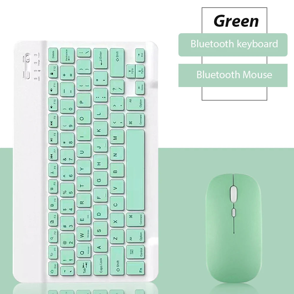 Multicolor Wireless Keyboard Universal Mobile Phone Tablet & Mouse Mini Bluetooth Keyboard Ipad
