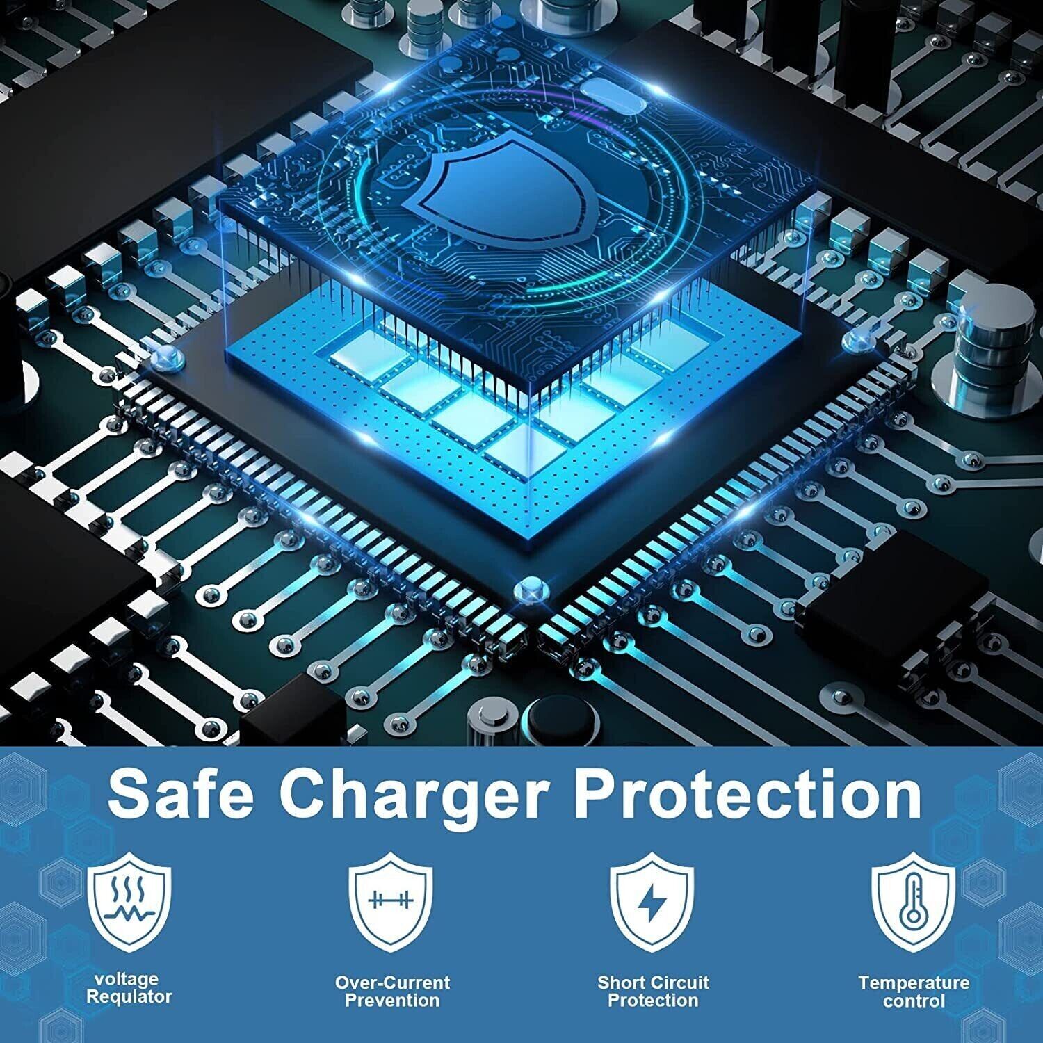 45W USB-C Super Fast Wall Charger 10FT Cable For Samsung Galaxy S20