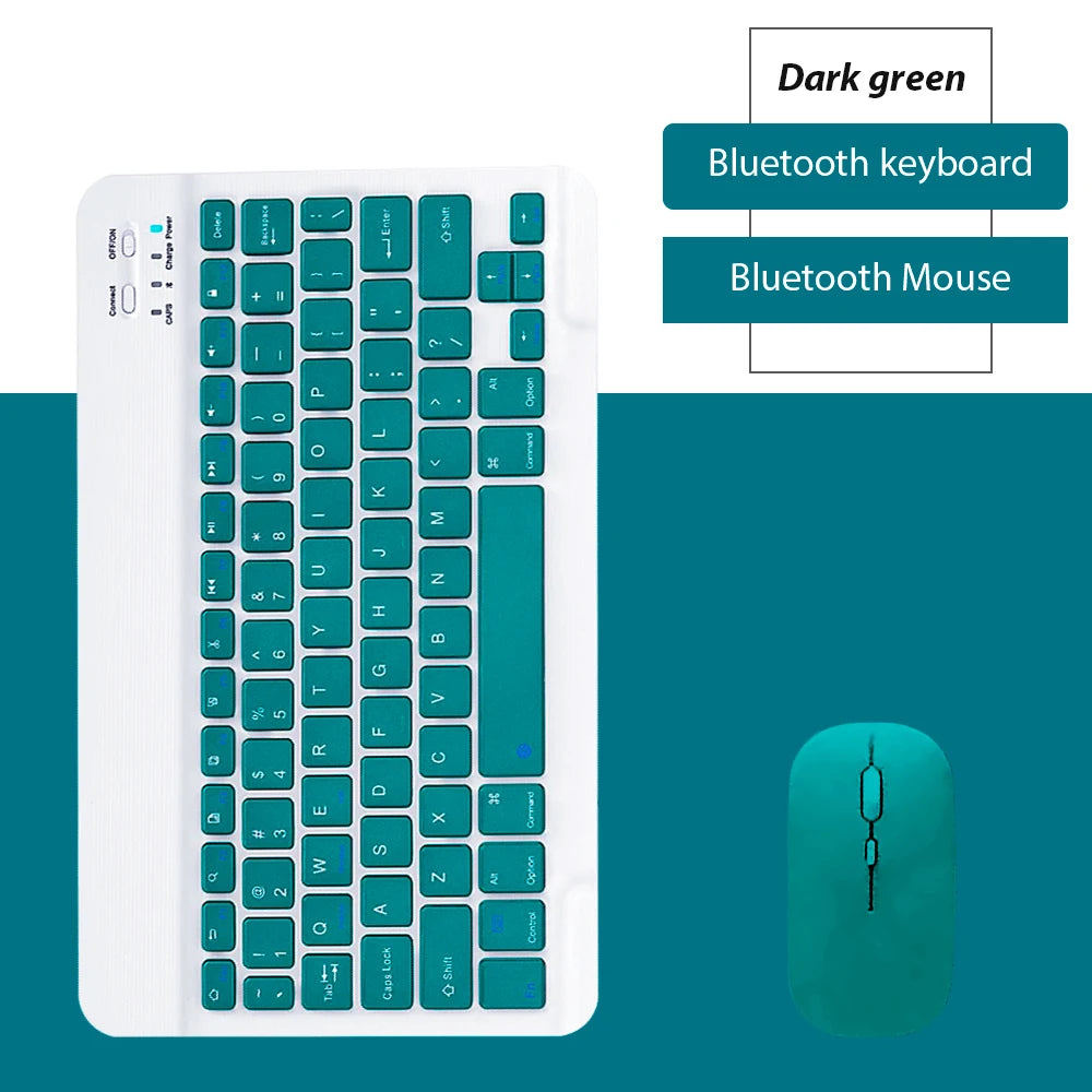 Multicolor Wireless Keyboard Universal Mobile Phone Tablet & Mouse Mini Bluetooth Keyboard Ipad