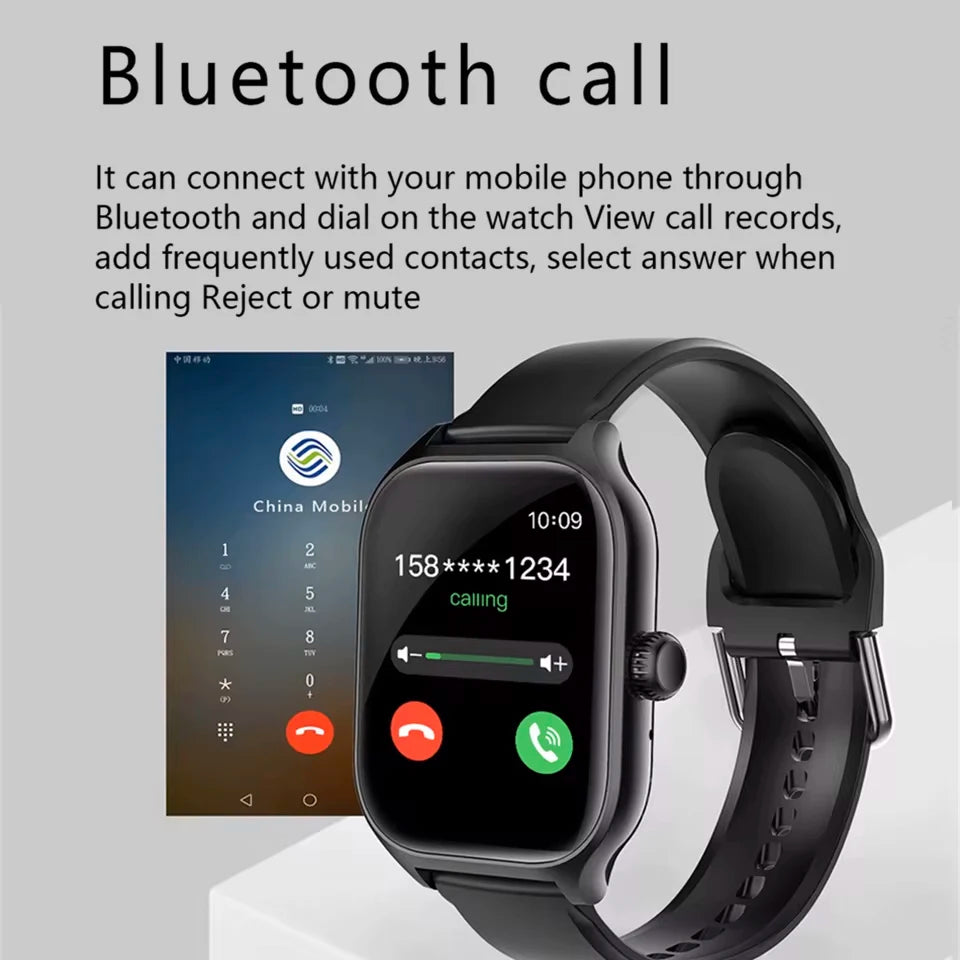 2026 Smartwatch Dial to Answer Calls Calorie Tracking Heart Rate Blood Oxygen Monitoring Bluetooth Smart Watch