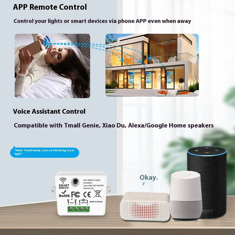 Smart Switch WiFi Alexa voice control