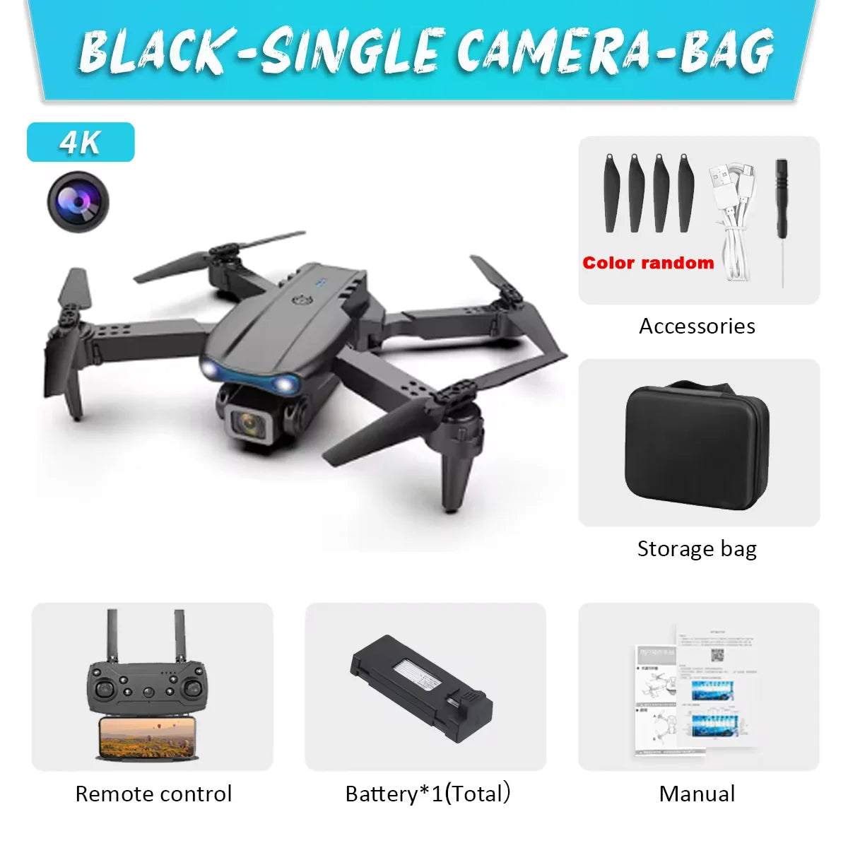 4K Drone Professional Quadcopter for Aerial Video/Photography