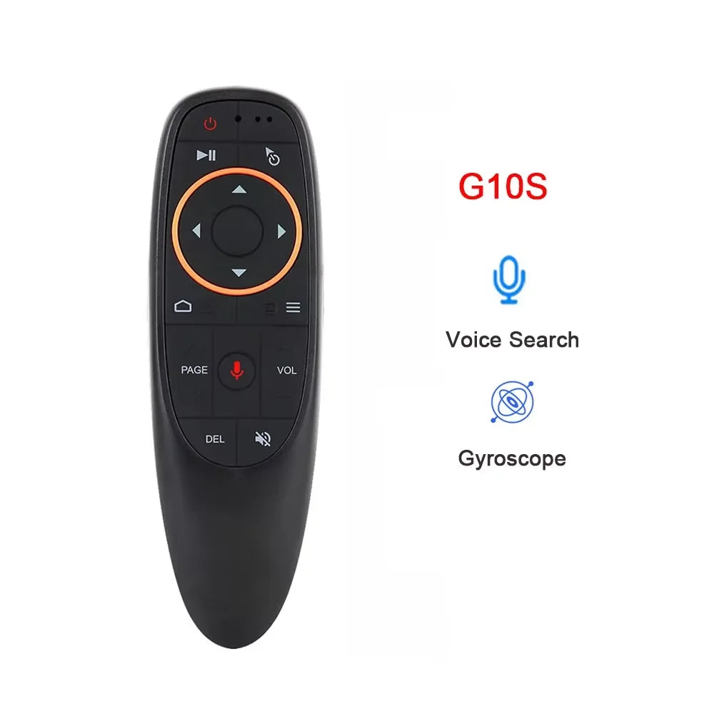 G10S Pro BT Voice Remote Control 2.4G Wireless Air Mouse with Gyroscope IR Learning for Android TV Box PC