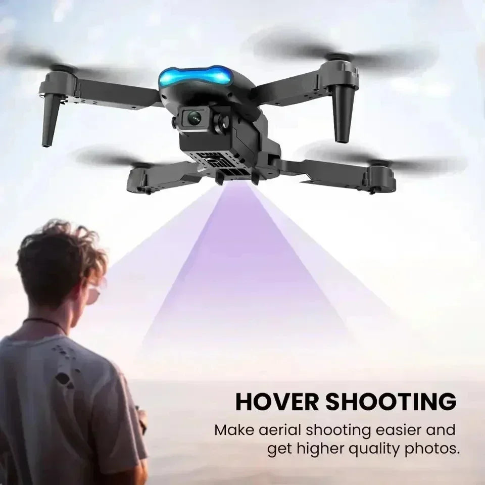 E99Pro RC Drone 4K Professinal Wide Angle Dual HD Camera Foldable RC Helicopter 5G WIFI FPV