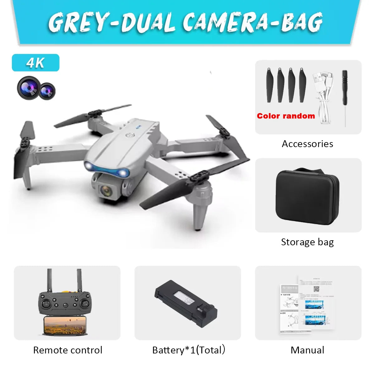 4K Drone Professional Quadcopter for Aerial Video/Photography