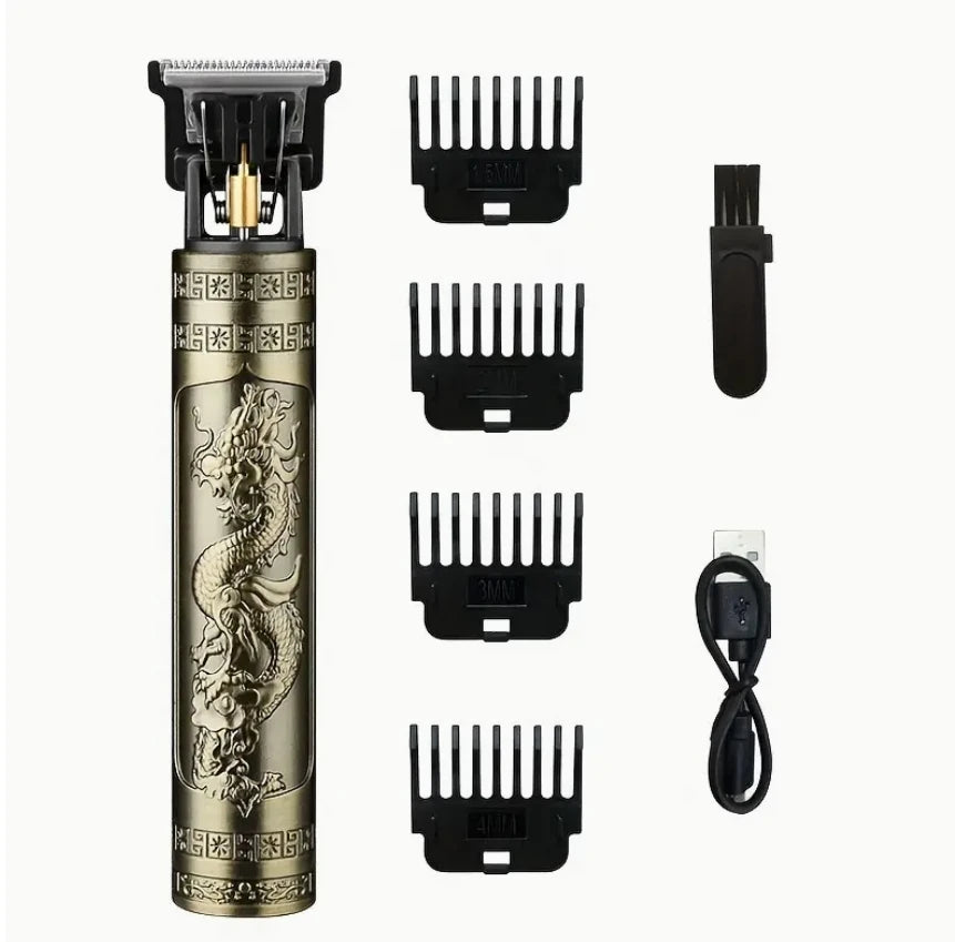 Professional Wireless Hair Clipper for Men Trimmer Set Beard Grooming Kit