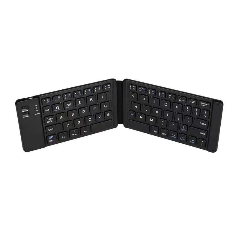 Dual Folding Bluetooth Keyboard for Mobile PhonesipadTablet PC Mini Portable Ultra-Thin Office Silent